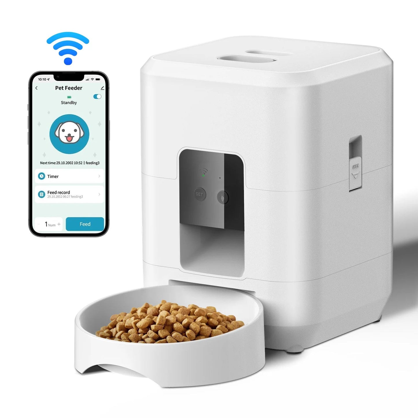 SnuffiePet Feeder™ – Slimme 2L automatische voerdispenser