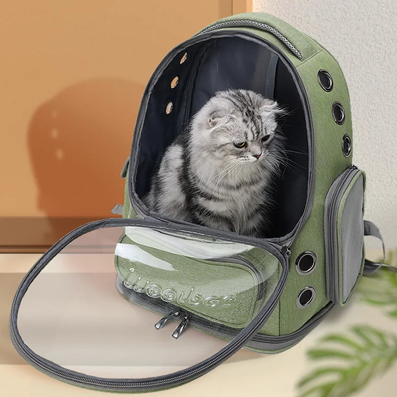Pawsh ClearVoyage™ – Transparente Reistas voor Katten & Kleine Honden