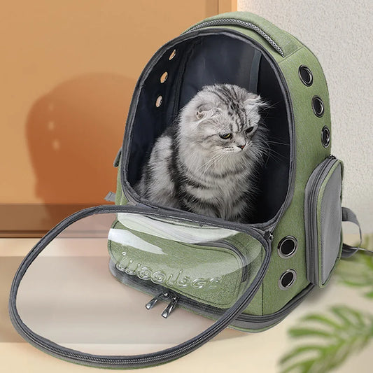 Pawsh ClearVoyage™ – Transparente Reistas voor Katten & Kleine Honden