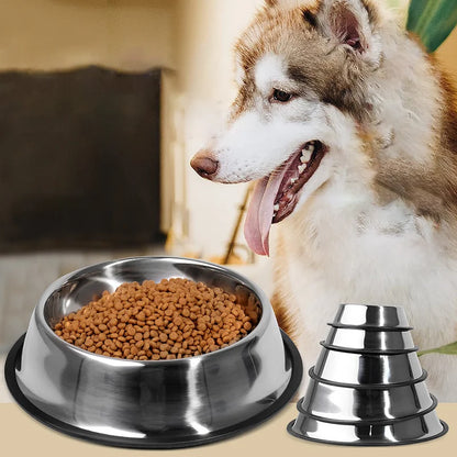 Pawsh™ Roestvrijstalen Voerbak voor Honden en Katten