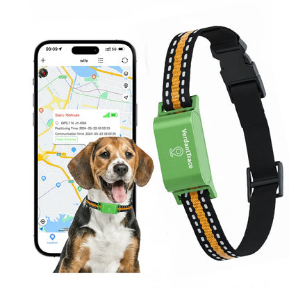 Pawsh™ VerdantTrace™ 4G GPS Tracker Halsband