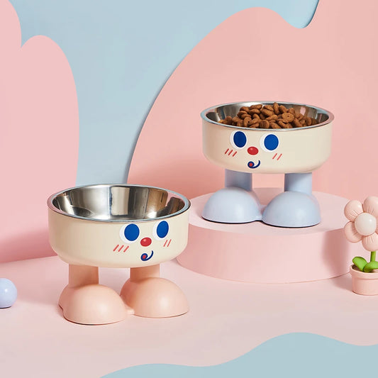 Pawsh™ Smiley Roestvrijstalen Voerbak