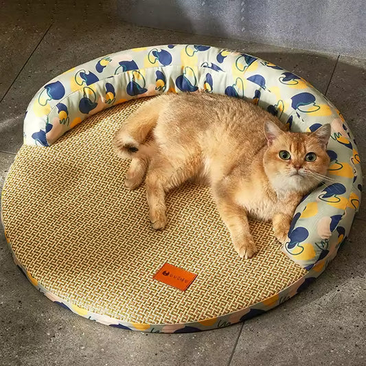 SnuffiePets™  - Zomer Hondenbed – Ademend & Comfortabel