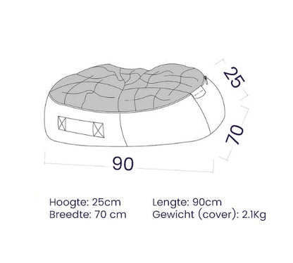 Pawsh™ Orthopedisch Loungebed