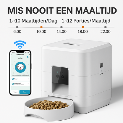 SnuffiePet Feeder™ – Slimme 2L automatische voerdispenser